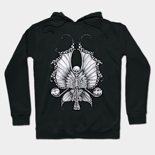 Fairy skeletons surrealist tattoo. Hoodie